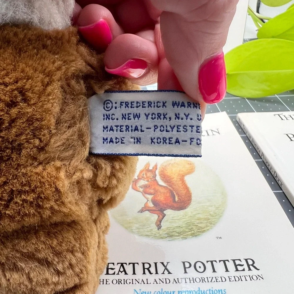 Vintage Beatrix Potter Book Lot 6 Softcover Books Eden Toys Bunny Korea